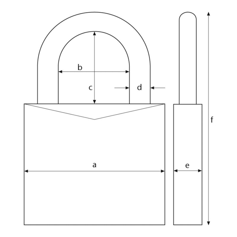 ABUS 155/40 Combination Lock - Padlock with Zinc Die-Cast Housing
