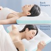 YOUR MOON Ultra Thin Flat Pillow King Size of 2