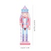 JECOMPRIS Christmas Soldier Nutcracker Decoration Wooden 25 4 cm Nutcracker