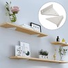 Pack of 2 Triangular Wall Brackets, Shelf Brackets, Triangle Shape,