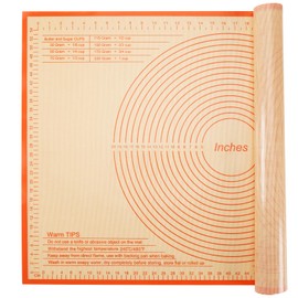 Non-slip Silicone Pastry Mat 34x26 Inch Baking Mat Perfect for Dough Mat, Counter Mat, Nonstick Pastry Board, Dough Rolling Mat, Kneading Mat, Pie Crust Mat, Fondant Mat, Pasta/Pizza Mat