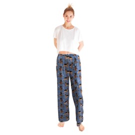 Collections Etc E & S Imports Women's German Shepherd Dog Lounge Pants- Dog Pajama Pants Bottoms - Medium