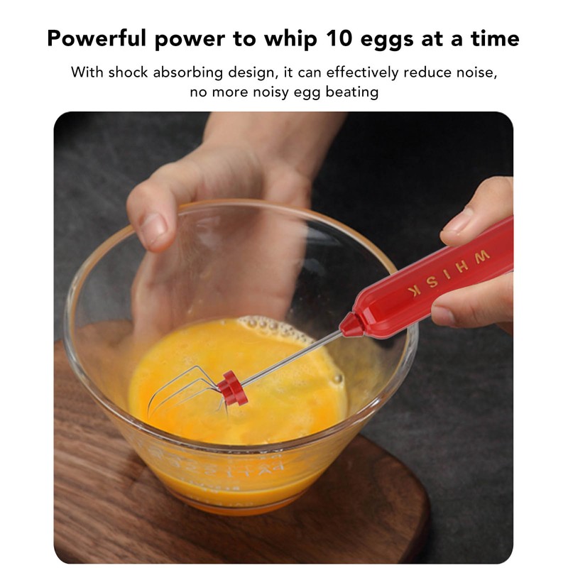 USB Household Stainless Steel Electric Mixer Handheld Small Mixer Wireless