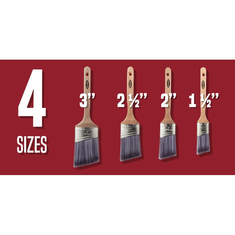 Hyde E-Volution 47322 Pinsel, oval, Polyester SRT Filament, steife Mischung