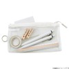 LIHIT LAB SOERU A8100-11 Transparent Clear Pen Case, Approx. 20