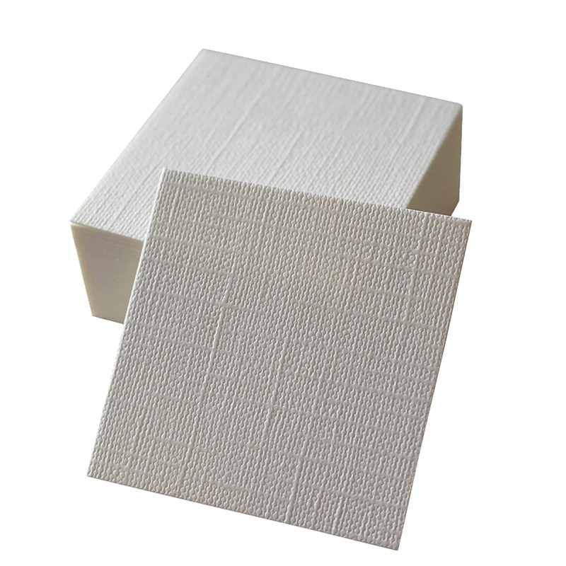 BAY LETTERPRESS Accessory Mats, 50 Sheets, White, Plain, 2.2 x