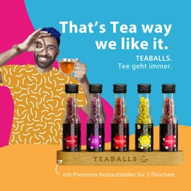 Teaballs Big Fruit with Cherry, Lemon, Strawberry, Wildberry, Hibiscus for 375 Cups of Tea