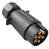 ETUKER 7-Pin Trailer Male Plug - Waterproof 12N Electrical Connector