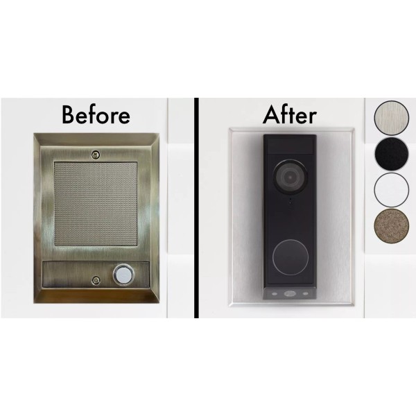 Bellman Wall Plate for Eufy E340 Battery Doorbell - Upgrade