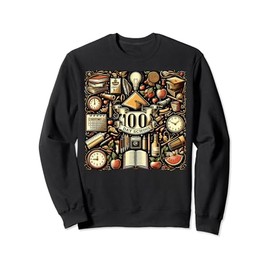 Vintage Verve: Rock the Retro Vibes in Our 100 Days Sweatshirt