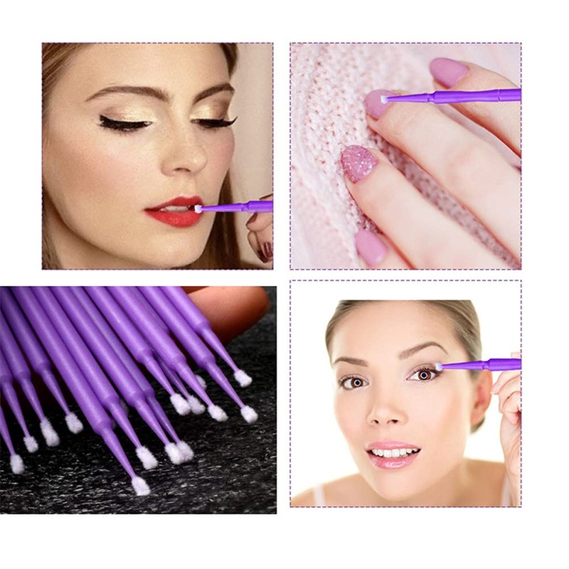 Surplex Pack of 400 Cotton Swabs, Microbrush Micro Brush Cleaning