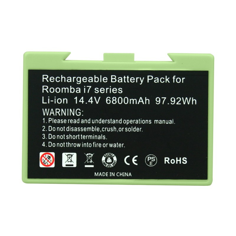 Banshee High Capacity 6800mAh Battery Compatible with iRobot Roomba J7