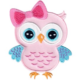 PatchMommy Owl Iron-On Patch for Kids, 3.5" x 3"