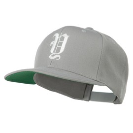 e4Hats.com Old English Y Embroidered Cap - Silver OSFM