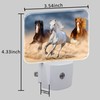 Horse Running in Desert Night Light Plug into Wall, Cool