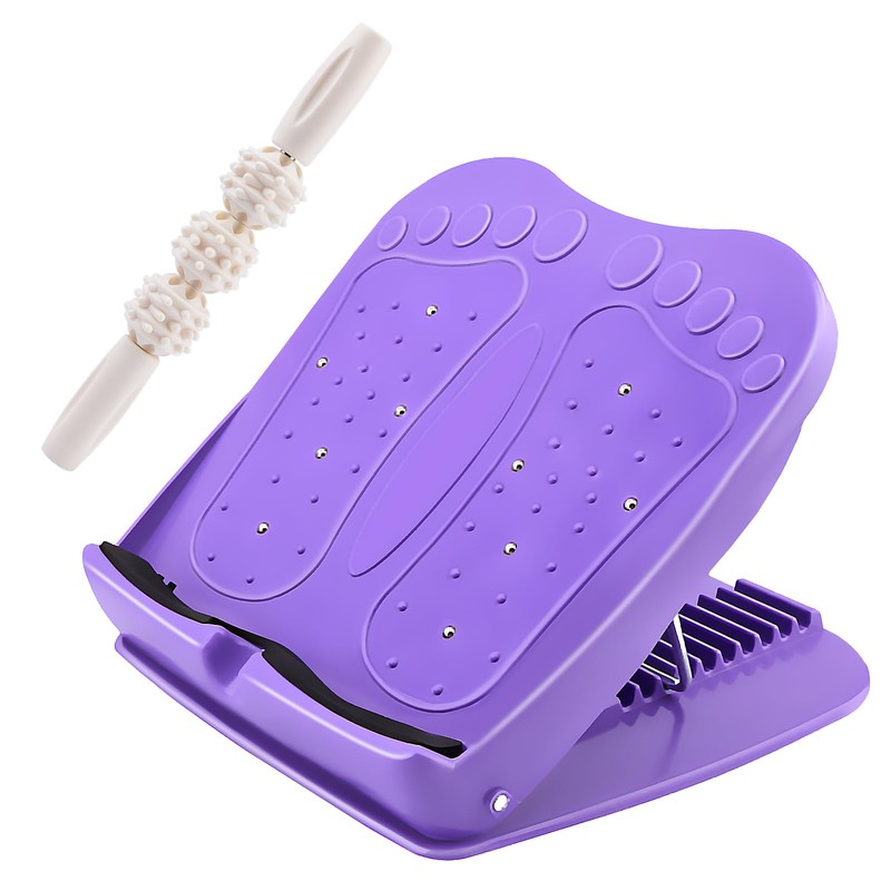 Slant Board Calf Stretcher Board, Plastic 10-Level Adjustable Incline Board
