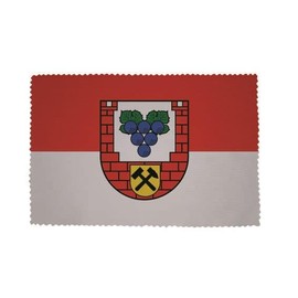 U24 Brillenputztuch Burgenlandkreis Fahne Flagge Glasreinigungstuch Microfasertuch