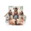 Twisted R Design 16x20 Little Cowgirl Two Nursery Canvas Print