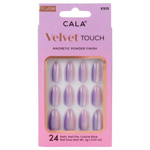 CALA. - "Velvet Touch" uñas postizas medianas (24 uñas postizas