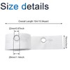INCREWAY 10m Curtain Tape Eyelet Tape with Small Hole Diameter