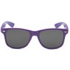 Sunglasses Classic 80's Vintage Style Design (Purple)