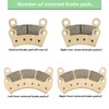 Sintered Front & Rear Brake Pads for Polaris General 1000