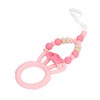 Teething Necklace Gum Massage Silicone Baby Teether Cute Bright Color