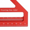 3D Multi Angle Measuring Ruler 45 90 Degree Aluminum Alloy