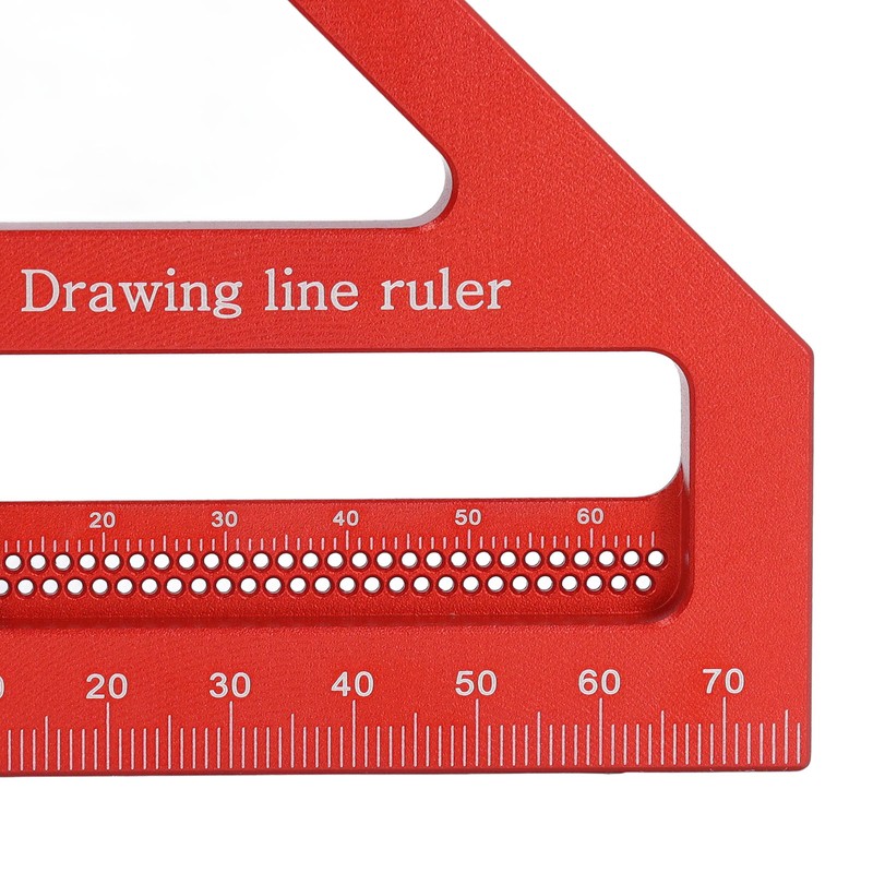 3D Multi Angle Measuring Ruler 45 90 Degree Aluminum Alloy