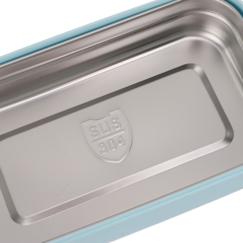 304 Stainless Steel Bento Box Adult Lunch Box Single Layer