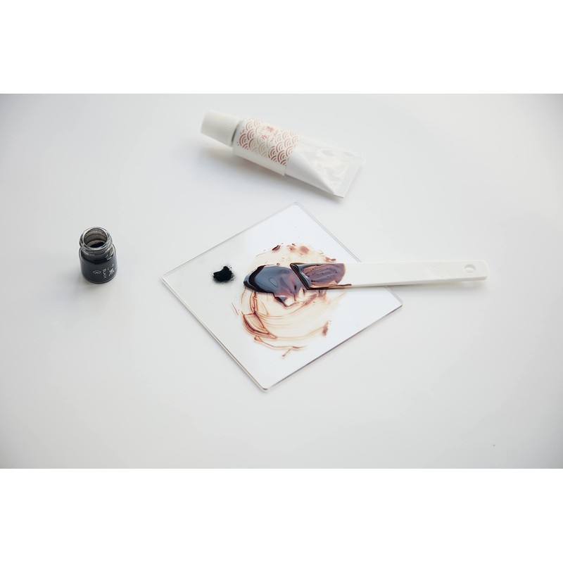TSUGUKIT Color Powder Set for Kintsugi (Black Powder, Valve Pattern
