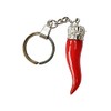P.S. I Love Italy Italian Red Horn with Silver Chain
