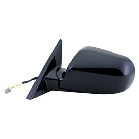 Fit System Driver Side Mirror for Honda Accord Sedan, Japan Built, Black, Foldaway, Power