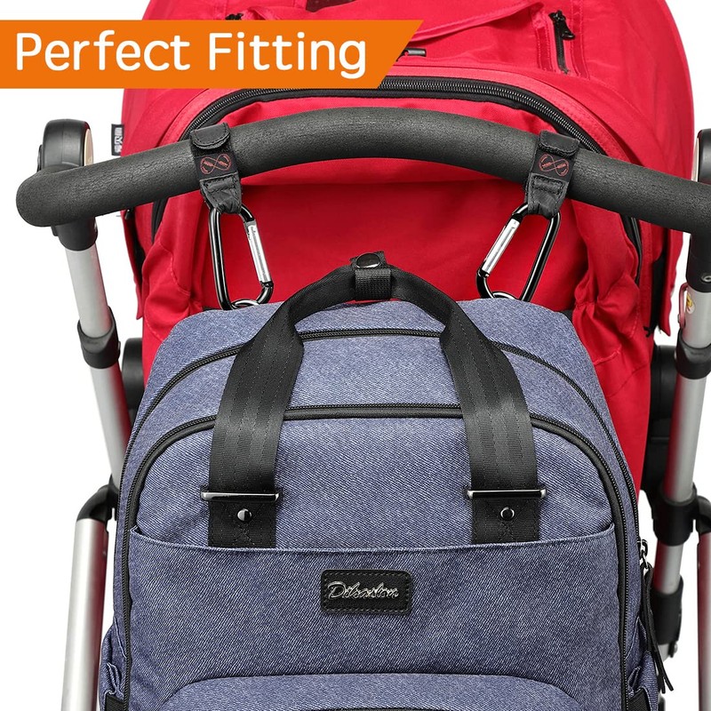 Buggy Clips, Multipurpose Buggy Hooks Pram Clips for Changing Bag