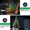 200LED Christmas Tree Waterfall String Light RGB Color Xmas Decor