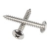 MOOPW Round Head Wood Screws - 304 Stainless Steel Phillips