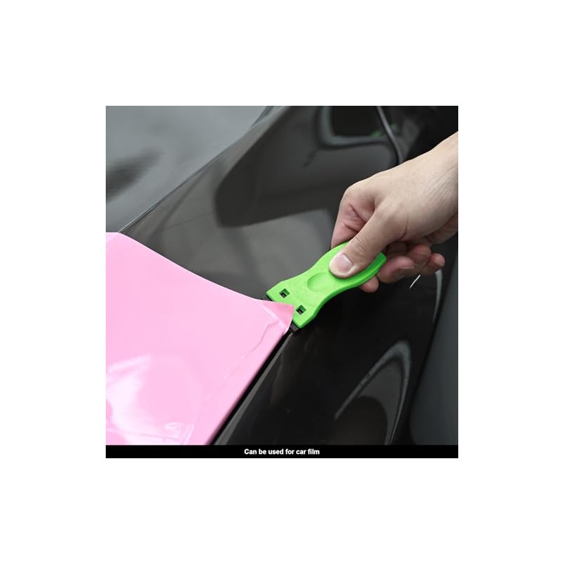 EHDIS 1.5" Plastic Razor Scraper with 10pcs Double Edged Plastic
