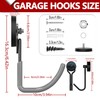 3-H Extra Strong Magnetic Hooks,Heavy Duty Large Anti-Slip Magnet Hooks