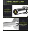 AboveGenius Pair of 16" Olympic Dumbbell Handles, Loadable Dumbbell Bars
