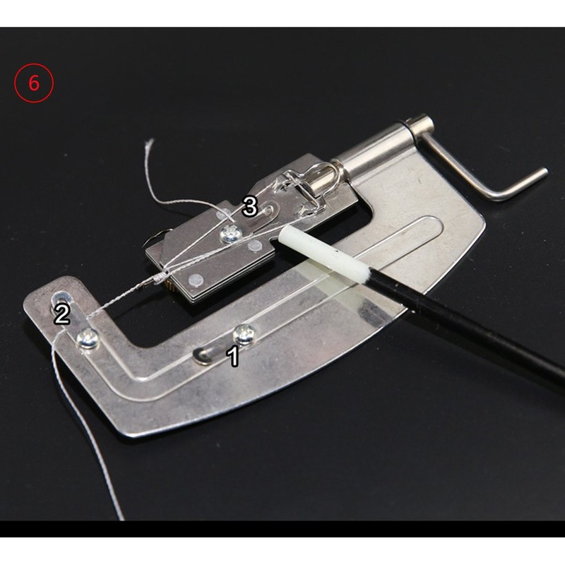 Ocobudbxw Stainless Steel Semi Automatic Fishing Line Hooks