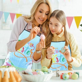 Bonieset Happy Valentine's Day Apron, Unique Valentines Day Kitchen Apron for Women Men Cooking, Baking, Crafting, Gardening, Easter, Medium