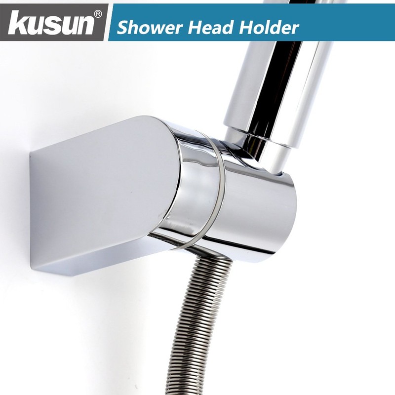 Kusun HSZJ002 Adjustable Shower Holder Wall Rail Shower Head Holder