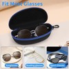 ZONLY 6 Pack Sunglasses Case Portable Travel Zipper Eyeglasses Case