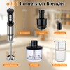 YODHOSA Immersion Blender Handheld Cordless 6 in 1 Hand Held