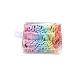 90 Pcs Baby Hair Bands No Crease Hair Ties Colorful Hair Elastics No Damage Hairbands Elastic Ponytail Holders Hair Accessories for Infants Toddlers Kids