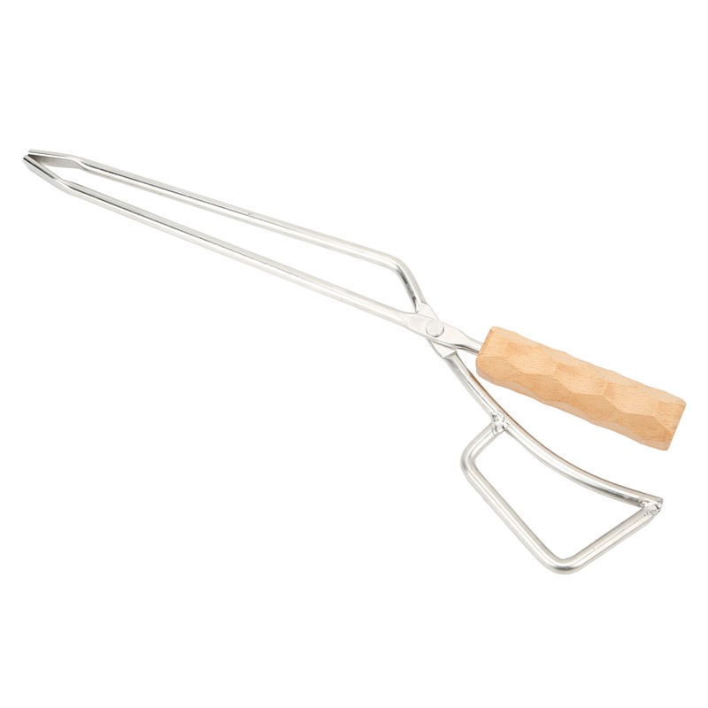 Fire Pit Tongs Heavy Duty Stainless Steel Lengthen Widen Thicken