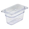 CAMBRO(キャンブロ) フードパン 94CW 1/9×100㎜ クリアー ポリカーボネイト アメリカ AHC13731A