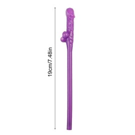 Reusable Straws, Pack of 36 Shaped Straws, Reusable Plastic Drinking Straws, Cocktail Straws, Hen Party, Hen Party, Bar, Party Supplies