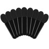 50pcs Eyeshadow Applicators Black Double-side Eye Shadow Brushes Short Sponge