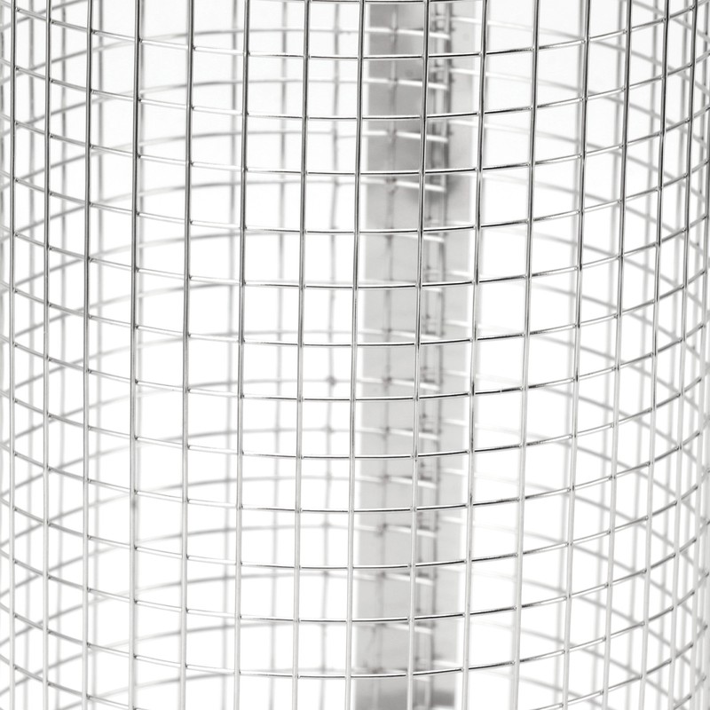 BBQ Net Tube Rolling Grilling Basket Stainless Steel Wire Mesh